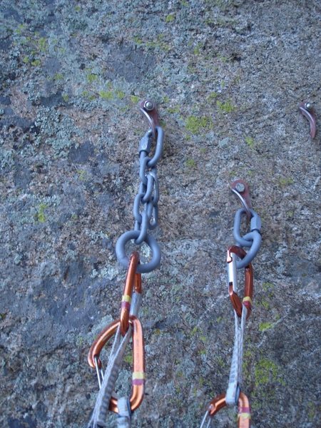 Upgraded anchor at the end of Pitch 1.