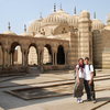 Tony and Leigh in Cairo, at the Temple of Mohammed Ali, July 2006.