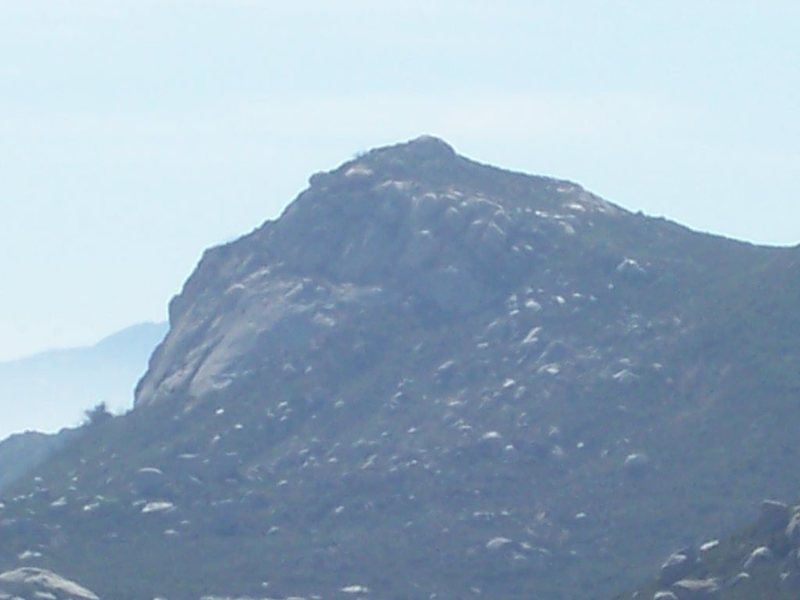 The Woodson View Slabs as seen from Mt Woodson.