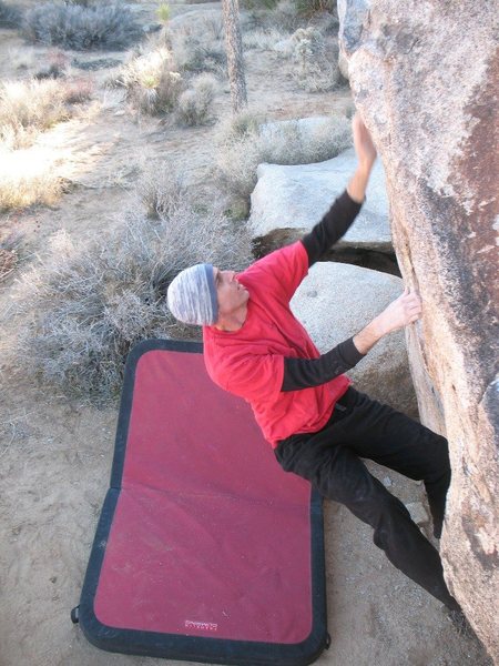 James on The Undertaker (V0+), Joshua Tree.