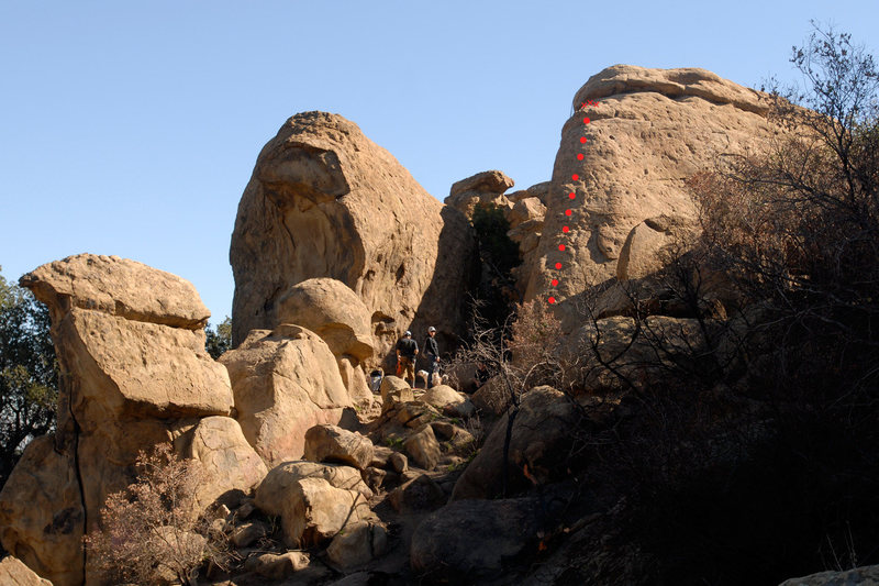Right Edge of Mozart's Wall, at Stoney Point.