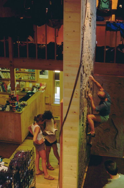 Artificial climbing walls started to appear everywhere and the Boulder Mountaineer got theirs.