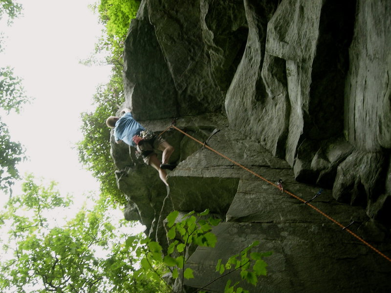reaching the crux