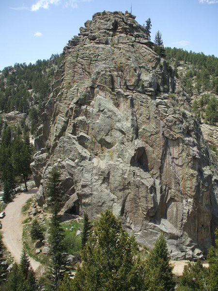 The Boulder Canyon gem, Castle Rock, photo: Bob Horan.