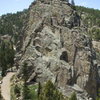 The Boulder Canyon gem, Castle Rock, photo: Bob Horan.