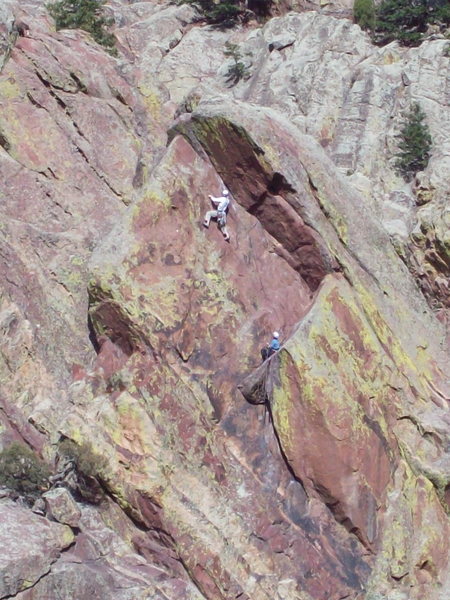 Good fun on Allosaur, photo: Bob Horan.