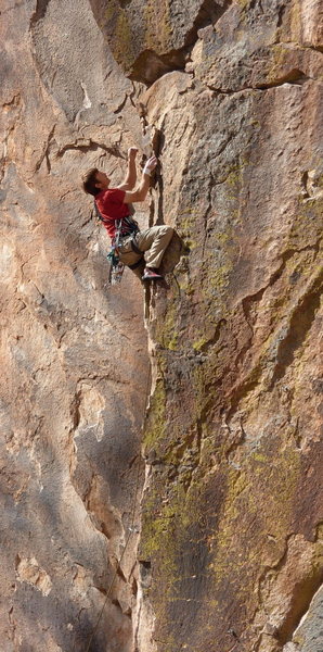 Is this For Real is one of the finest routes at the Ridge. Stricker - coasting.