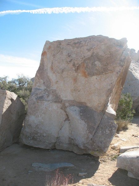 Papa Boulder (North Face), Joshua Tree.