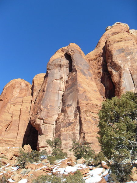 The Brave Little Indian's west face<br>