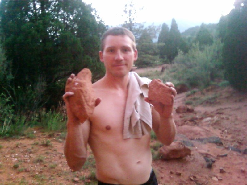 My partner kicked this rock off while rapping. I was caught at the anchor and could only duck down. It broke in half over my shoulder and helmet. Be careful, still some loose stuff up there.