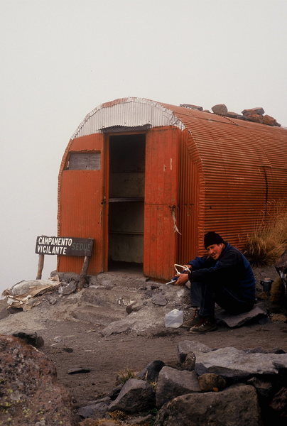 El Pico De Orizaba with Bob Markewich. By train. Spring Break 1993.