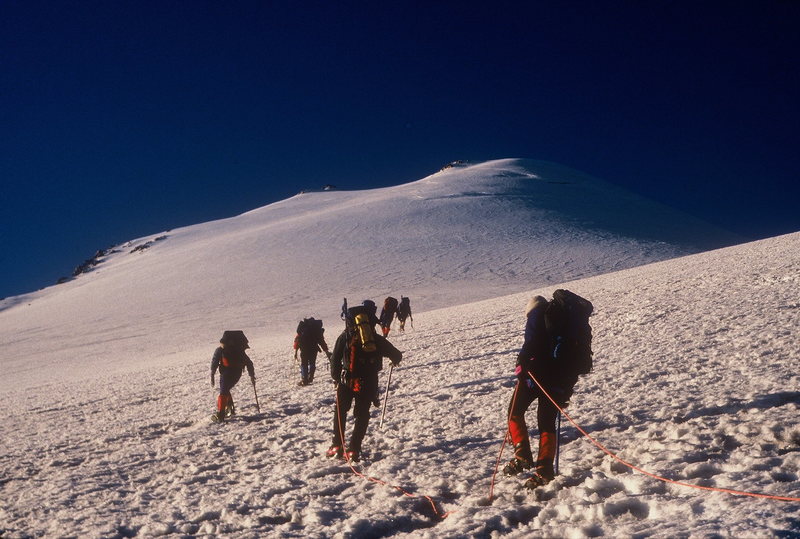 El Pico De Orizaba with Bob Markewich. By train. Spring Break 1993.