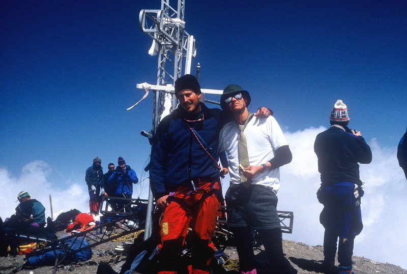 El Pico De Orizaba with Bob Markewich. By train. Spring Break 1993.