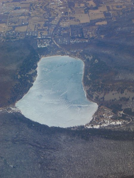 Pic 2 of 2. Frozen DL March 09, the only good thing about the short flight from Minneapolis to Madison.