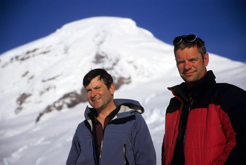 Pat and I after climbing Coleman Headwall. Mt. Baker. Summer '06.