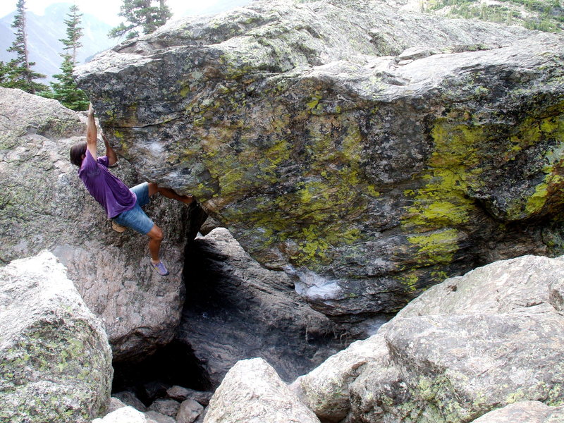 BH on T's Arete, Lower Chaos Canyon, RMNP.