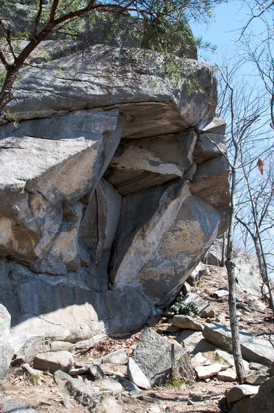 Another shot of Hobbits Perch. There are more routes to the left of this pic.