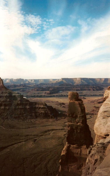 Upper part of the South face. Taken from the rim.