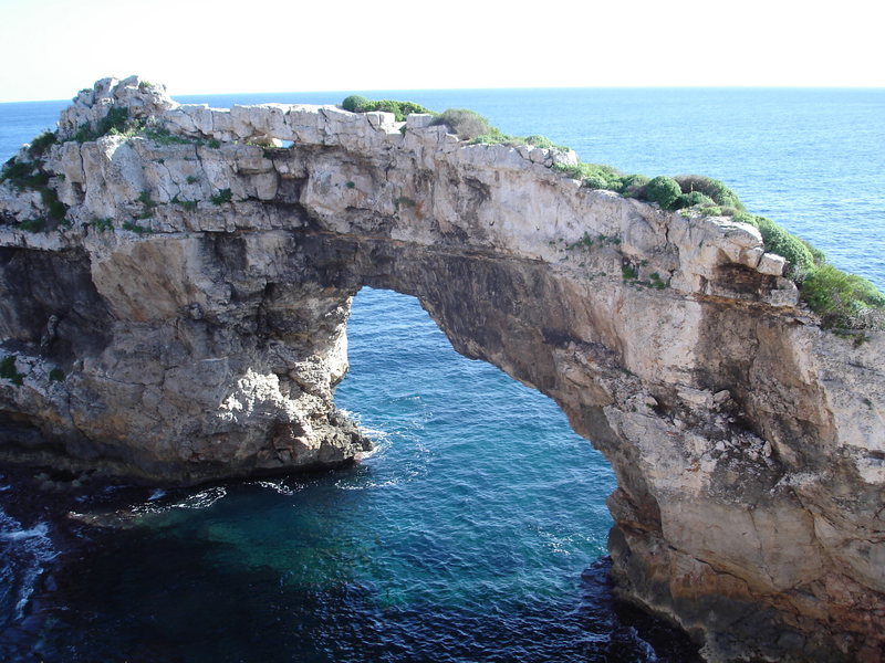 The arch Chris Sharma made famous with his DWS of Es Pontas - Mallorca, Spain
