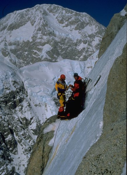 Climbing in Mt Hunter, Denali National Park