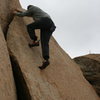 Me on Triangle Boulders