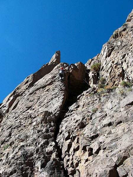 Topping out on Clip Jr.