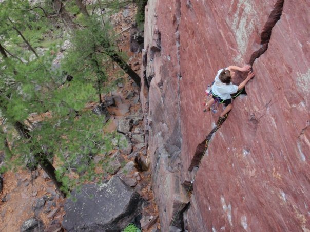 On lead. Photo by Brice Wizner.