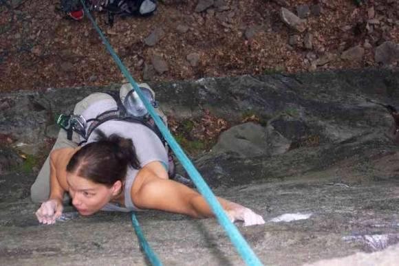 KJ on the Practice Wall/'Espresso'