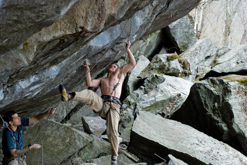 Rock Climb Stone Monkey, *Rumney