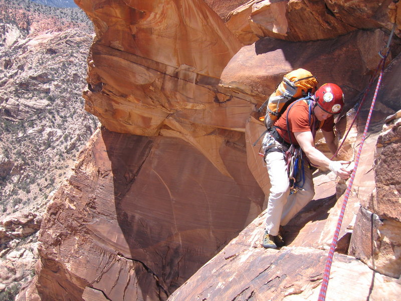 End of the p4 traverse.