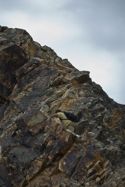 Up the ridge