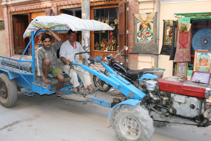 Local transport in Kathmandu