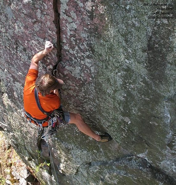 Burt, just starting the crux.