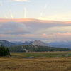 An unusual cloud formation at dusk in Tuolumne Meadows - Yosemite NP