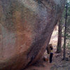One of the bigger boulders.