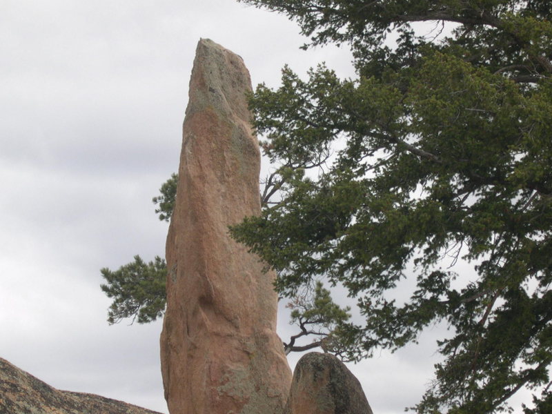The legendary Quinessential Pinnacle, also known as Penis Rock.
