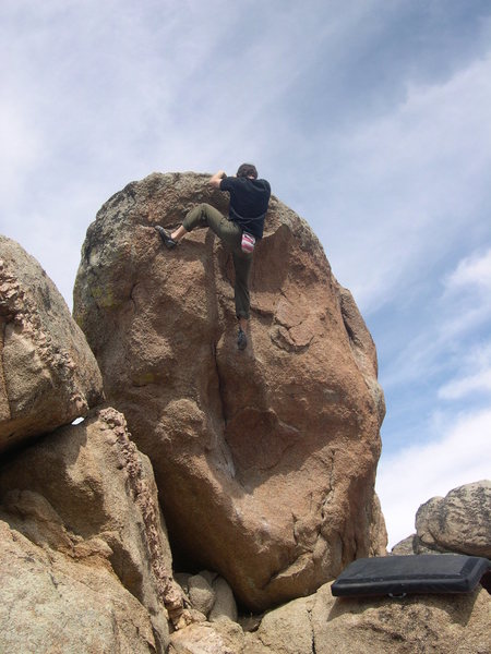 Topping out Captain Insano.