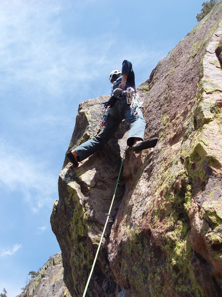 On the second pitch.