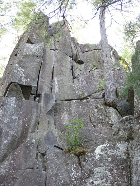 This is Sentinel Crack. It's take from the top of Lost Ego. I could have snagged a better photo by moving further to my right, but I didn't really notice at the time.