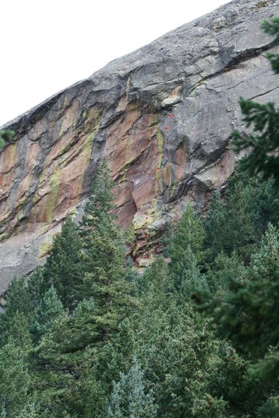 Shalohsh 12a, the crux is at the top.
