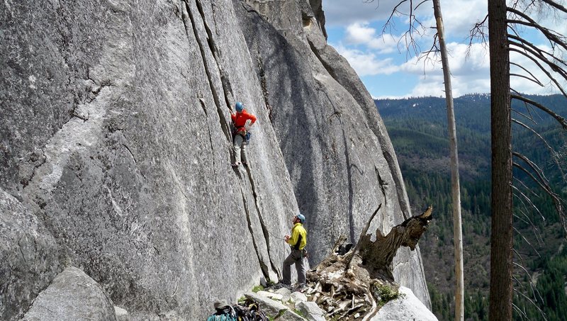 Beautiful panoramic shot highlights the west side of Sugarloaf as I start up the stellar Express. Yee ha! <br>
<br>
Photo by Laine<br>
<br>
April 2009