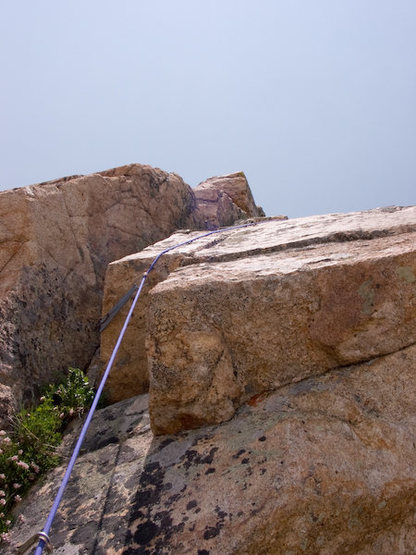 Looking up P4 which was the steepest and best on the route IMO.