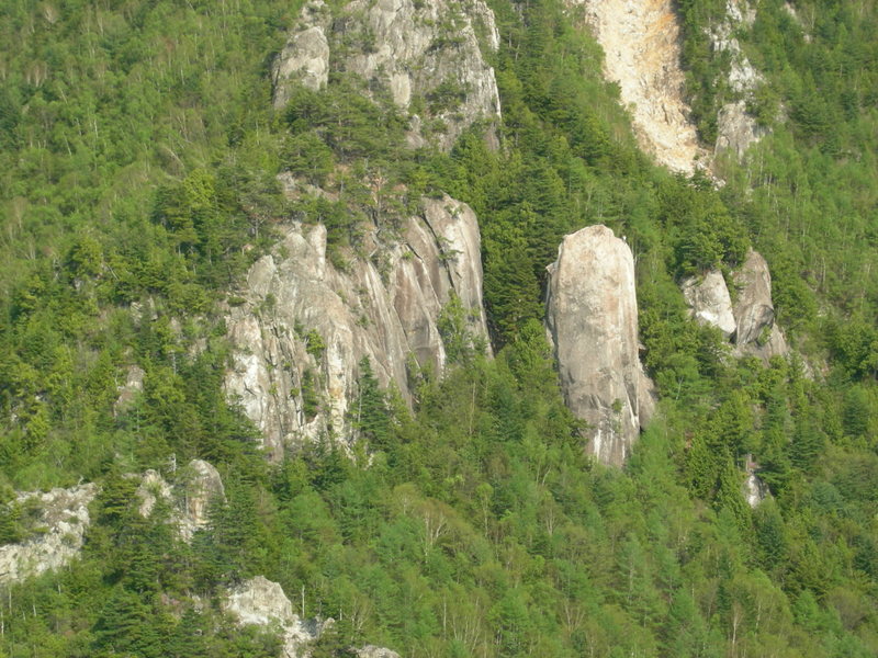 Ogawayama, Japan. This is granite, but has sharp quartz crystals. Lots of camping and even some huts to rent.