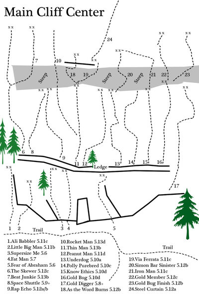 This is a tough one to map... It's not perfect but it gives you the layout and should help you find your way :)