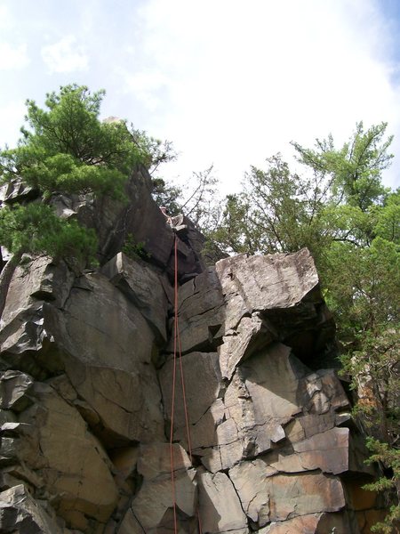 Tourist Rocks at Interstate Park, Taylor's Falls -- MN side. First place I ever set an anchor.