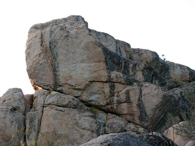 Bullet Hole Wall, Holcomb Valley Pinnacles