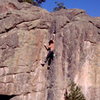 BH onsight, hb at Buttonrock, circa 1987, note small tree, climb was a little dirty but do able without cleaning.