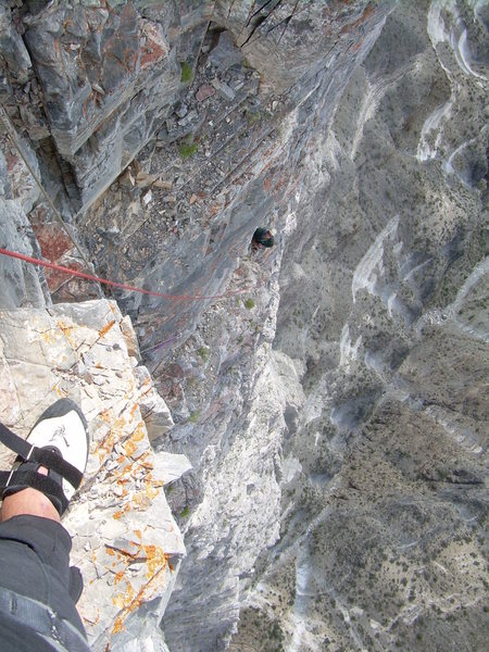 The final belay!
