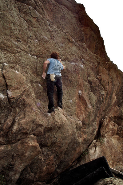 Luke Childers enjoying the feel of a "General Coloring." Great problem. Best on the wall I think!!