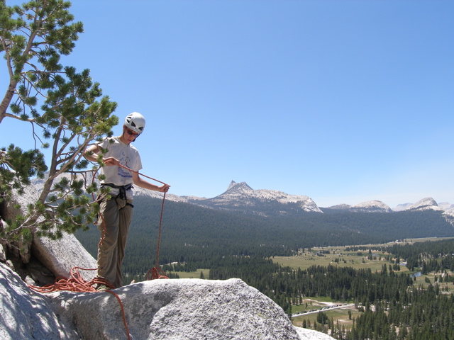 Tristan at the start of pitch 1